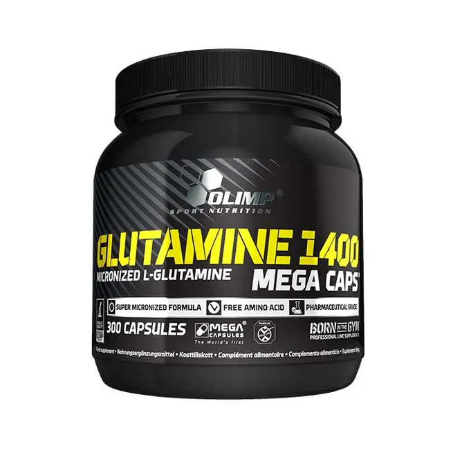 Glutamine Mega Caps 1400 300 kapslar