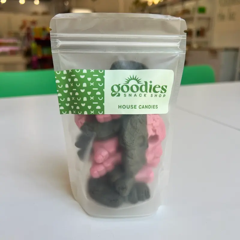 Goodies | Bubs Raspberry Licorice Skulls