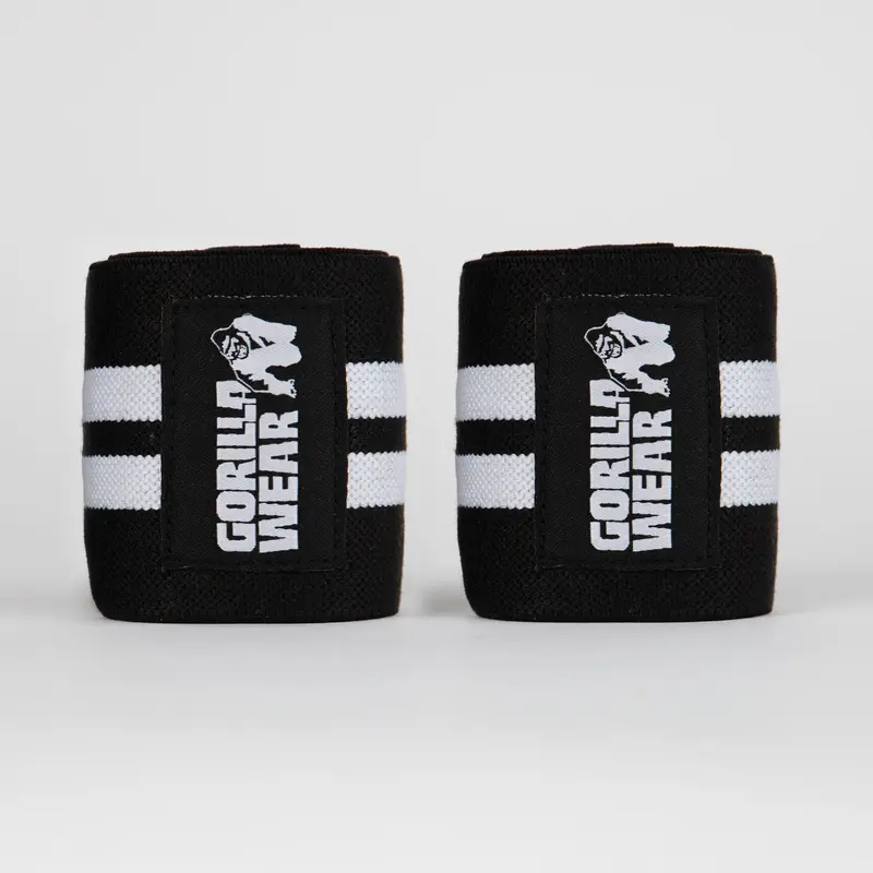 Gorilla Wear Ankle Wraps, black/white