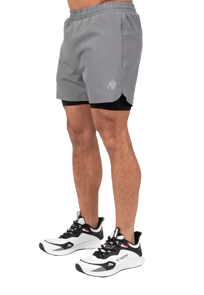 Gorilla Wear Cortez 2-In-1 Shorts, anthracite