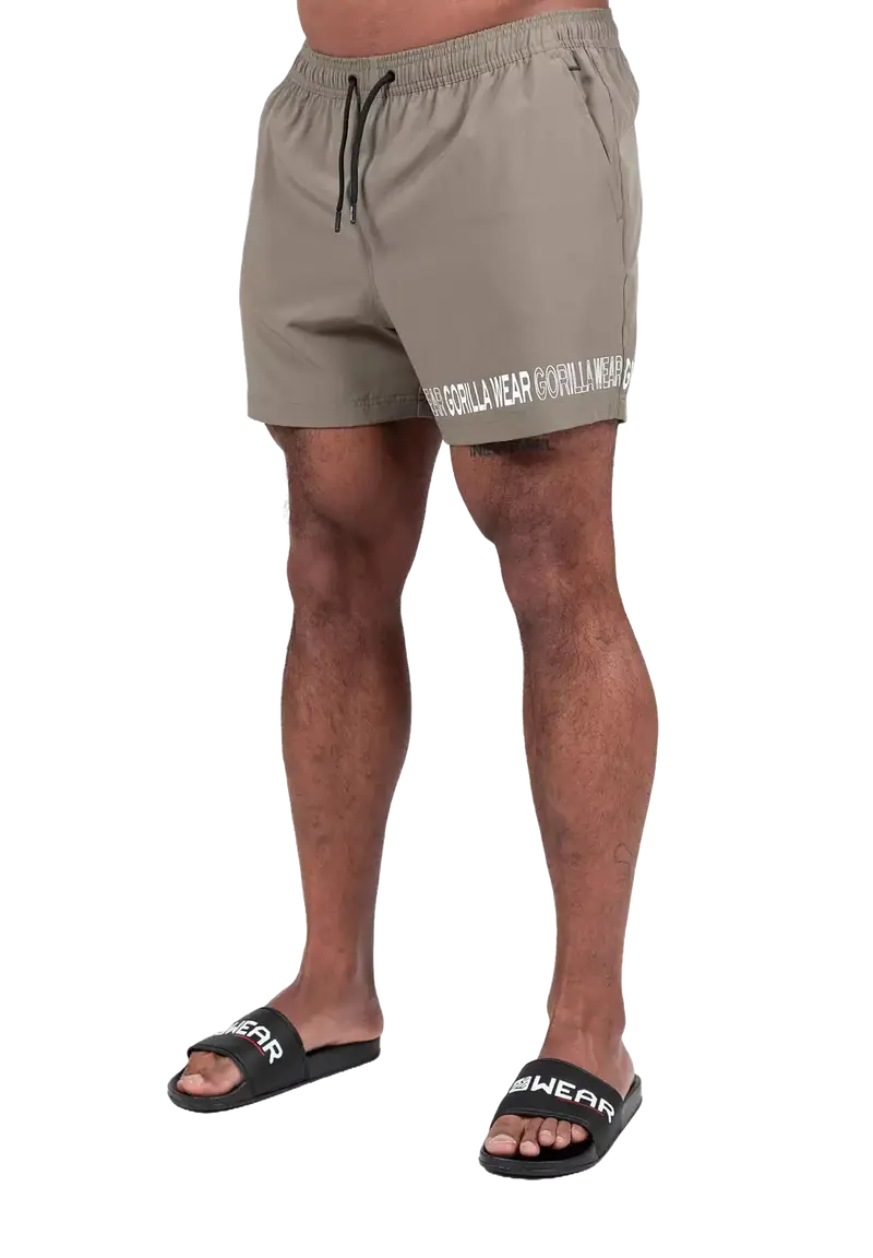 Gorilla Wear Otis Swim Shorts, army green