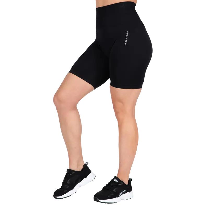 Gorilla Wear Quincy Seamless Cycling Shorts, black