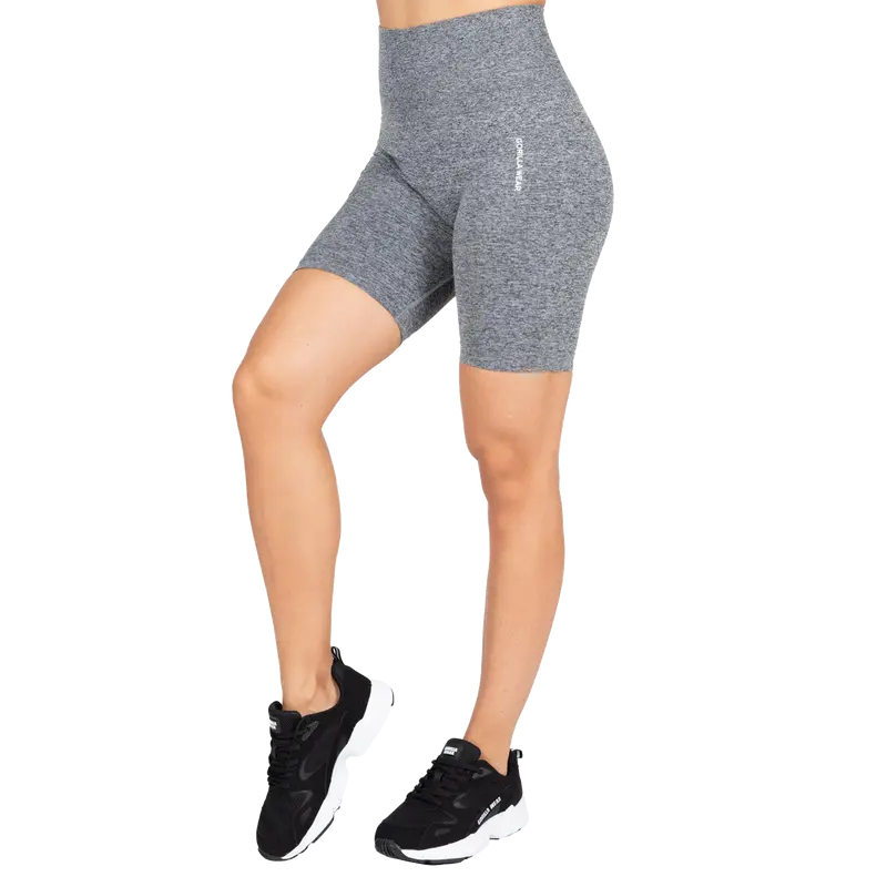 Gorilla Wear Quincy Seamless Cycling Shorts, grey melange