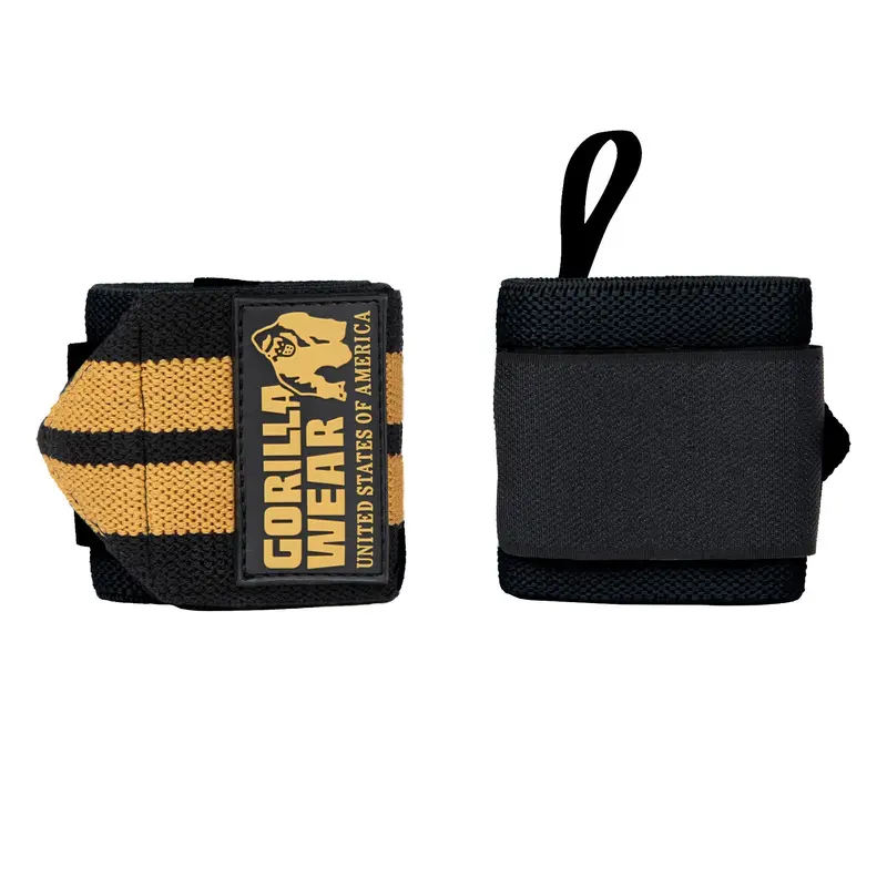 Gorilla Wear Wrist Wraps Pro, black/gold