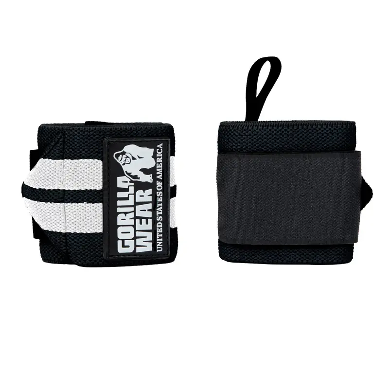 Gorilla Wear Wrist Wraps Pro, black/white