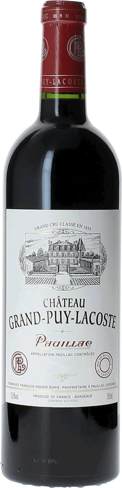 Grand Puy Lacoste 5 ème Grand Cru Classé Pauillac, 2015