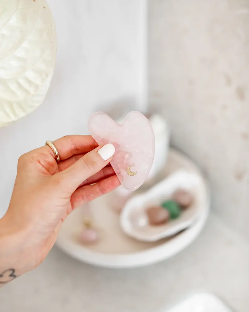 Gua Sha Rosenkvarts