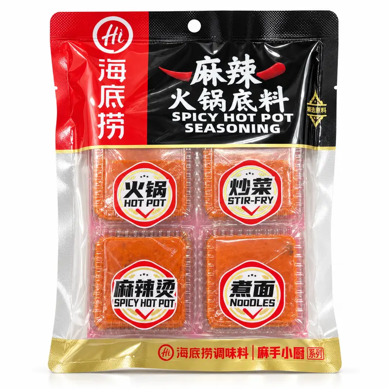 Haidilao Kryddbas för Stark Hot Pot 360 g (4 × 90g)