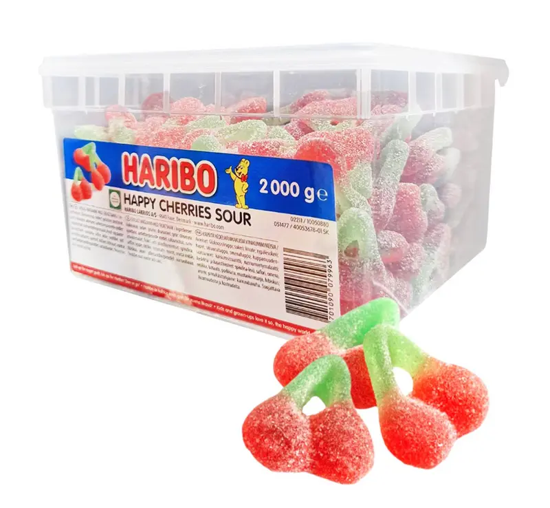 Haribo Happy Cherries Sour 2KG