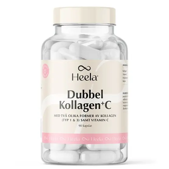 Heela Dubbel Kollagen + C 90 kaps