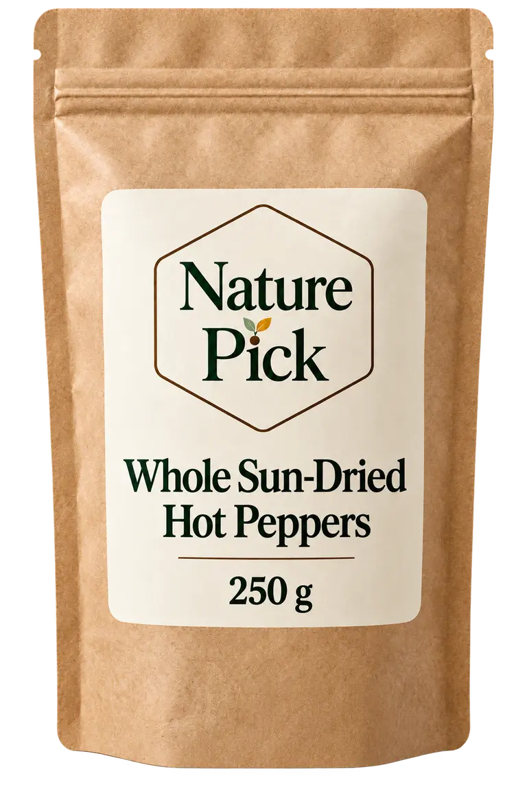 Hel soltorkad stark paprika 250 g