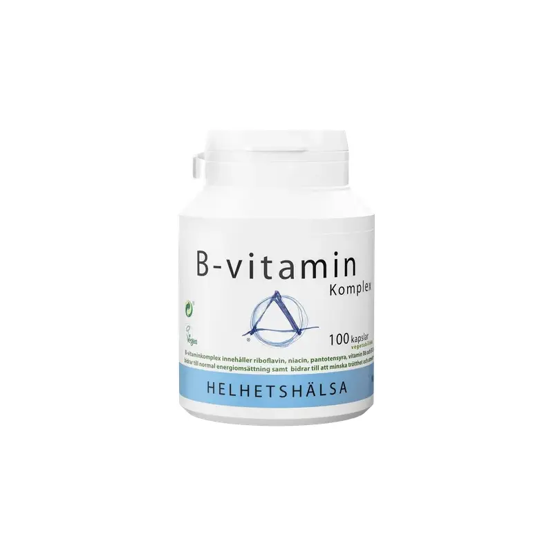 Helhetshälsa B-vitaminkomplex 100 kapslar