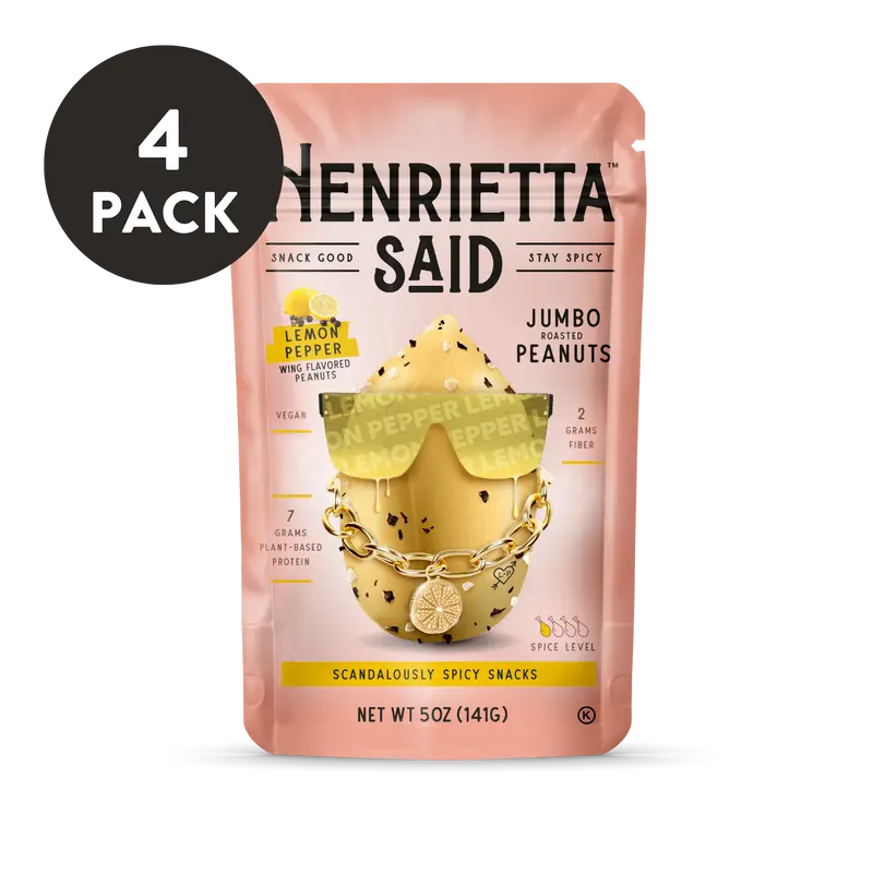 Henrietta Said – Lemon Pepper 4 pack, 5oz each SUR Bags