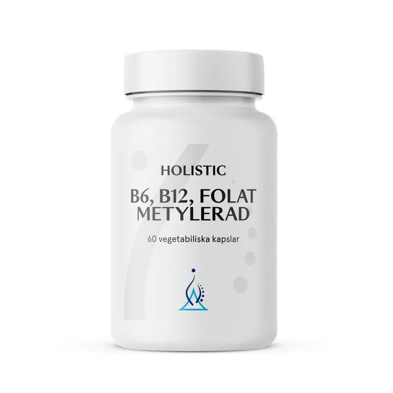 Holistic B6, B12, Folat Metylerad 60 Vegkapslar