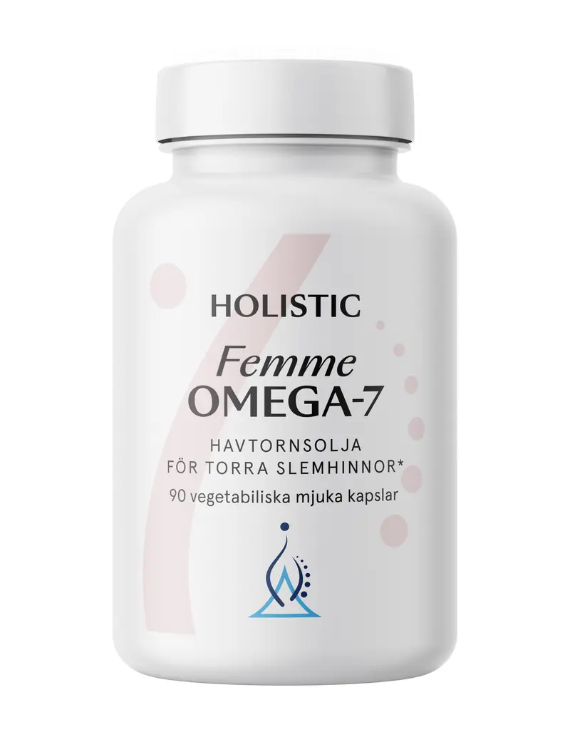 Holistic Femme Omega-7 havtornsolja, 90 kapslar