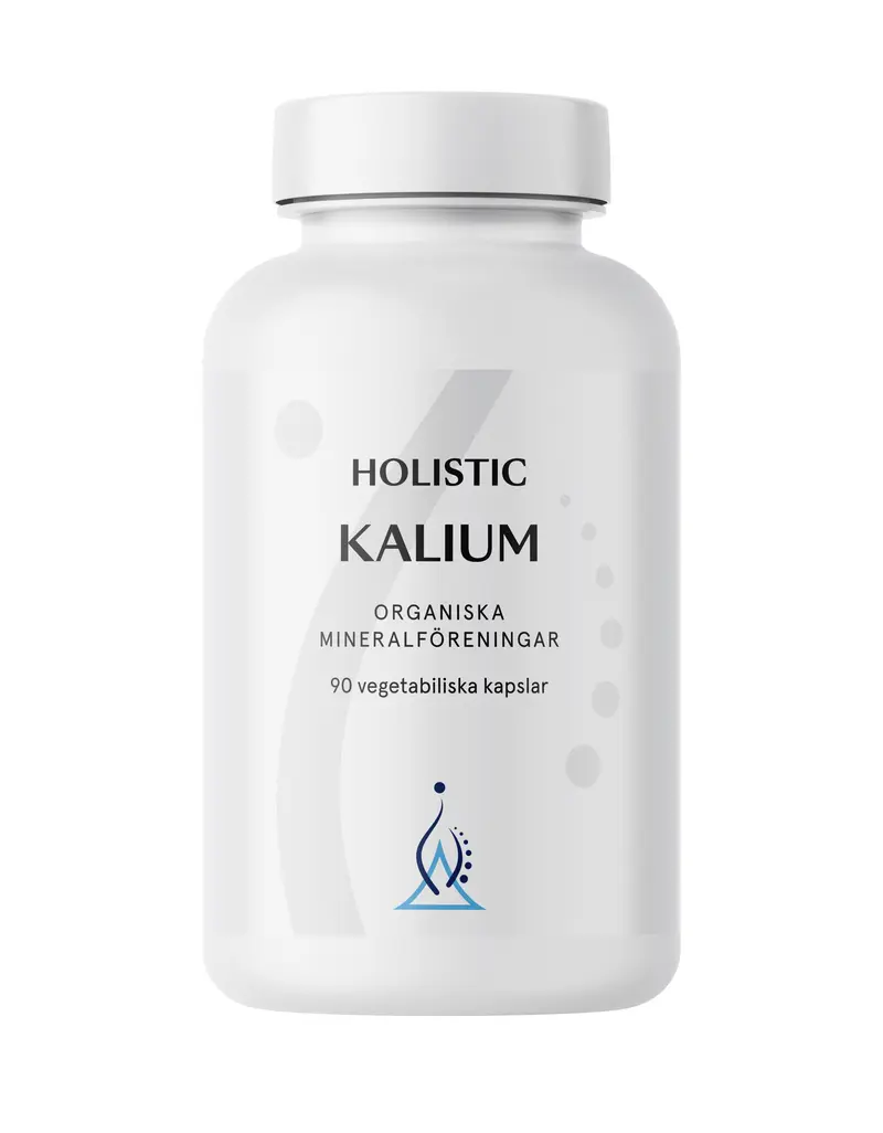 Holistic Kalium 250mg, 90 kapslar