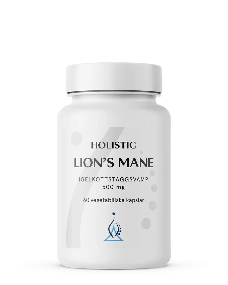 Holistic Lion’s Mane 500 mg – 60 veg kapslar