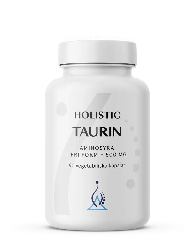 Holistic Taurin 500 mg 90 kapslar – veganskt taurin