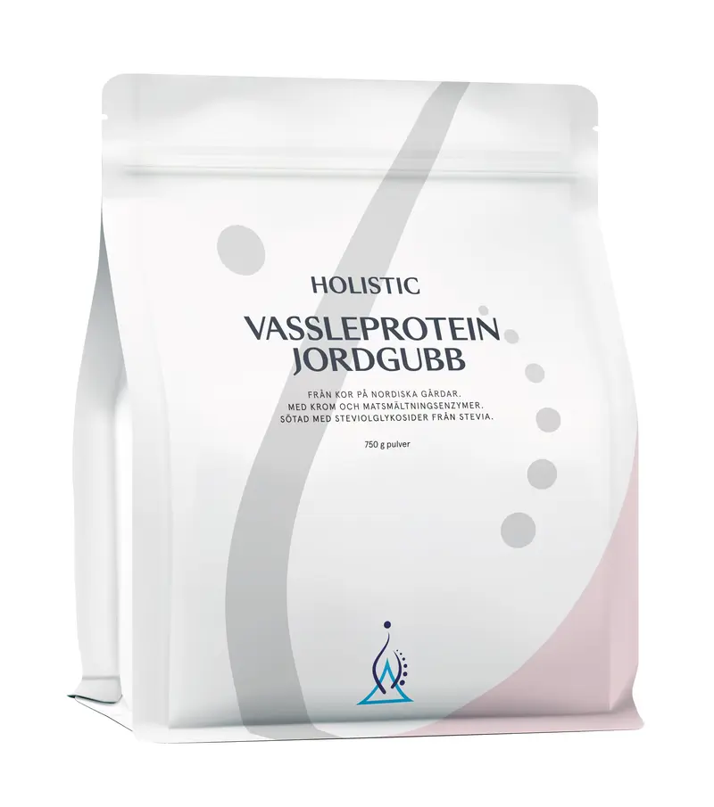 Holistic Vassleprotein Jordgubb 750g