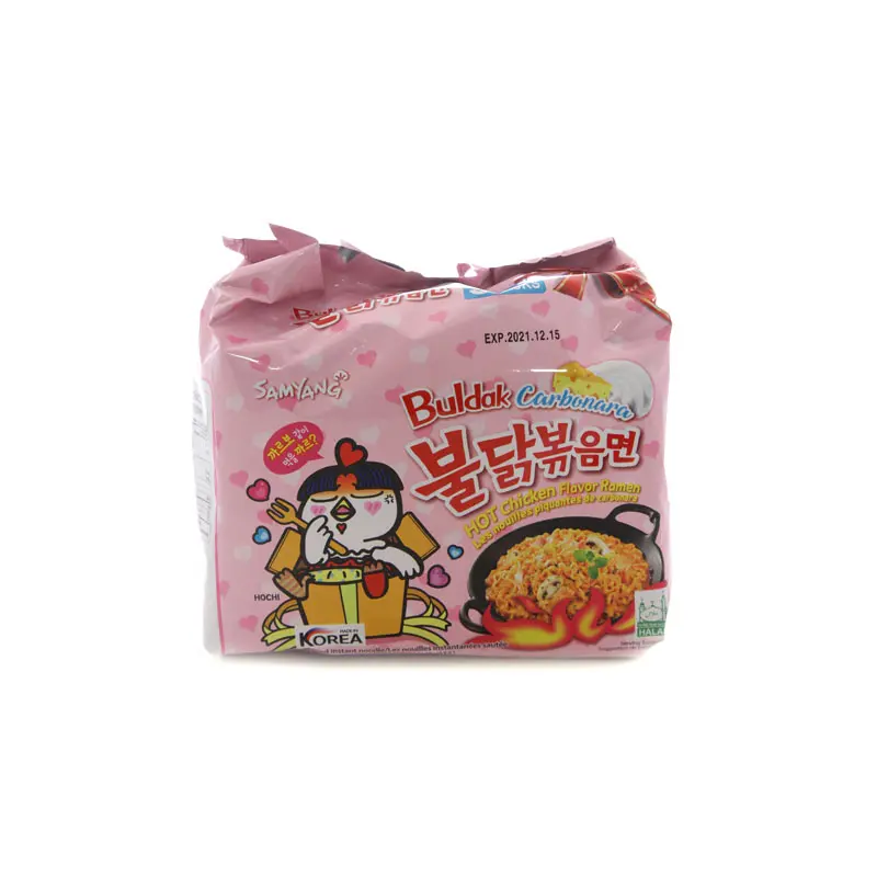 Hot Chicken Ramen Carbo Samyang KR (5X130g) 韩国 SAMYANG 火鸡面 奶油味 （5x130g）