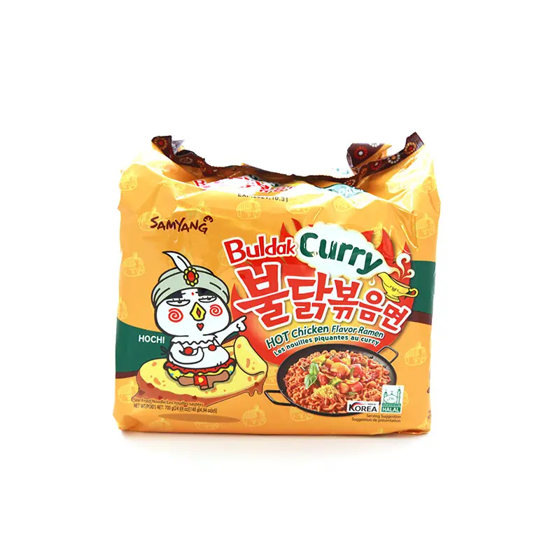 Hot Chicken Ramen Curry Samyang KR (5X140G) 韩国 Samyang火鸡面咖喱味 (5x140G)