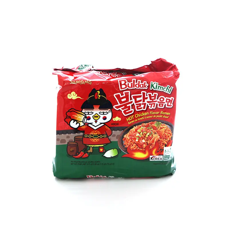 Hot Chicken Ramen Kimchi Samyang KR (5X135g) 韩国SAMYANG 火鸡面 泡菜味 (5x135g)