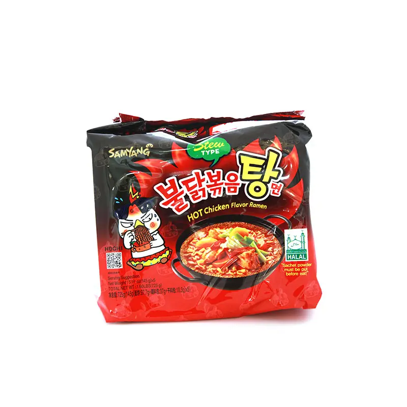 Hot Chicken Ramen Stew Samyang, KR( 5X145G) 韩国Samyang火鸡面汤面 (5x145G)