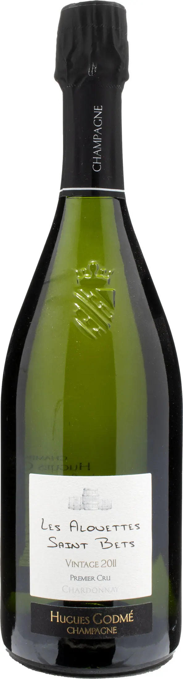 Hugues Godme Champagne 1er Cru Les Alouettes Saint Bets Extra Brut Chadonnay Vintage 2011
