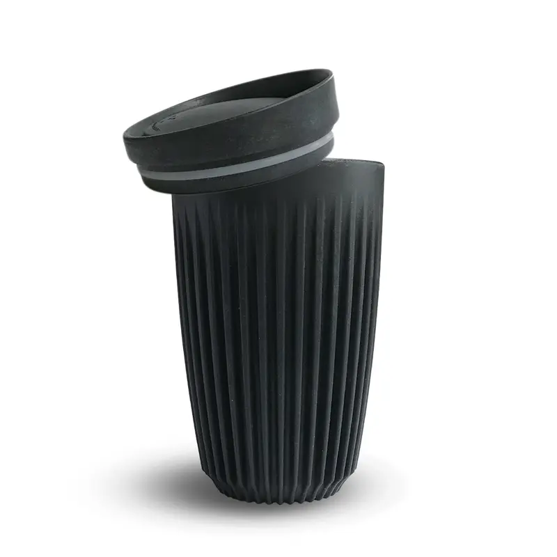 Huskeekopp - Kolfärgad 12oz/ 350ml 1-pack med lock