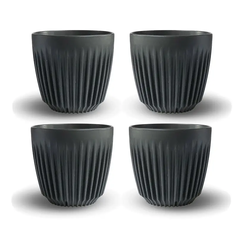 Huskeekoppar - Kolfärgad 177ml 4 pack