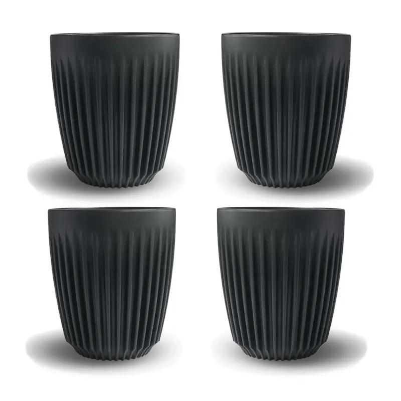 Huskeekoppar - Kolfärgad 235ml 4 pack
