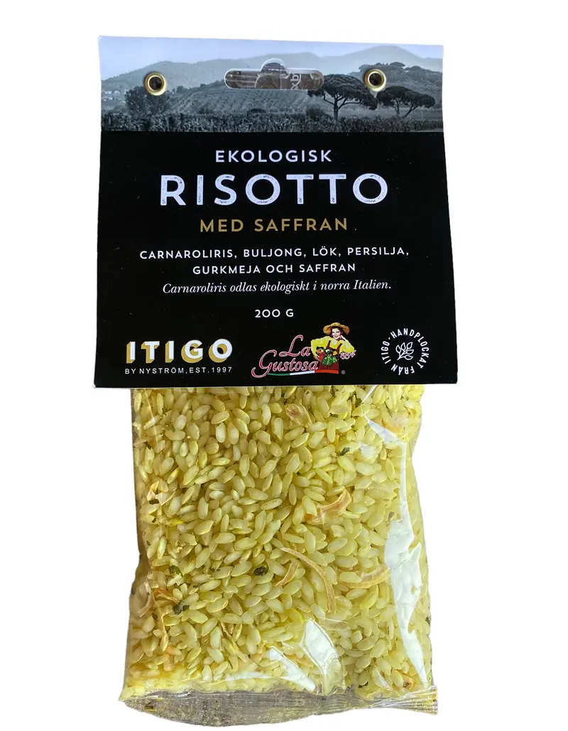 ITIGO's Ekologiska Risotto med Saffran, 200g
