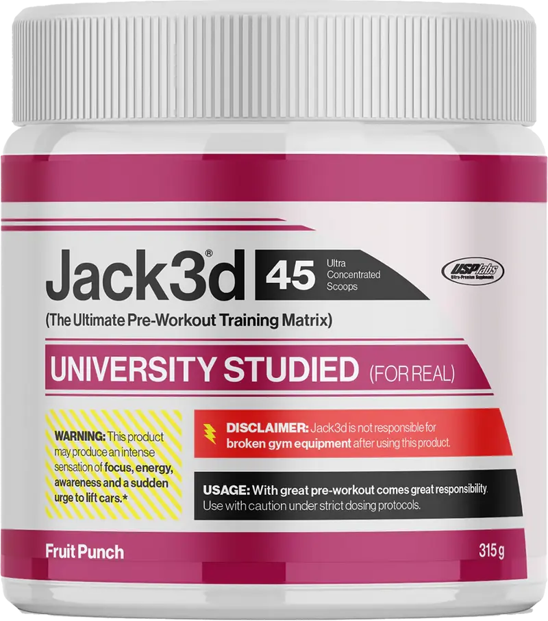 Jack3d Advanced Pre-workout - 315 g - Fruit Punch