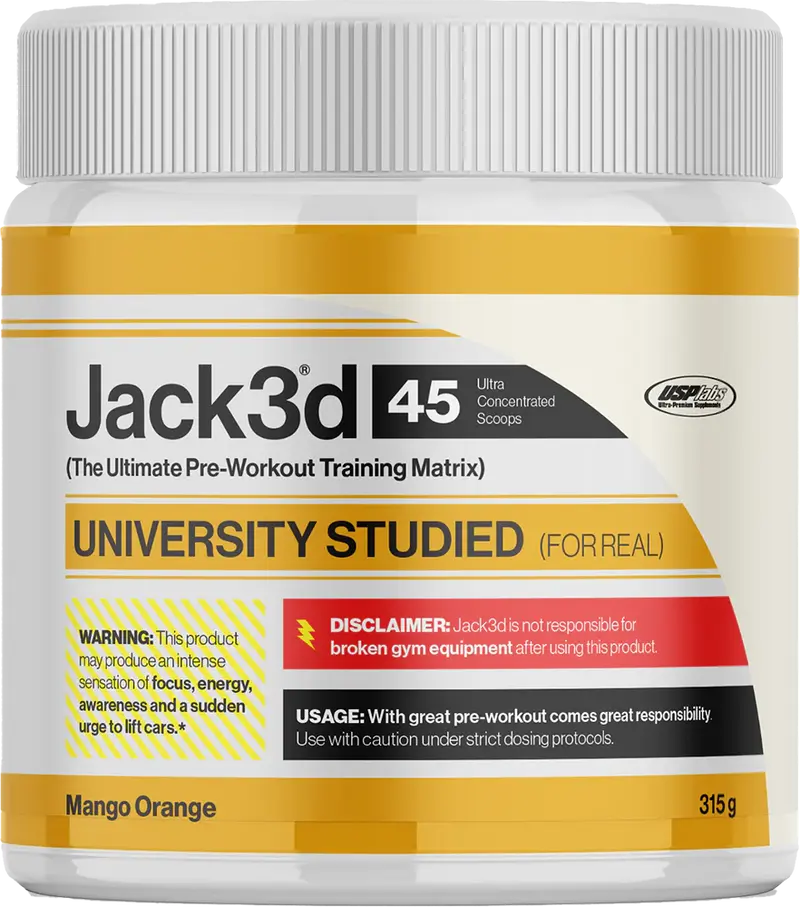Jack3d Advanced Pre-workout - 315 g - Mango