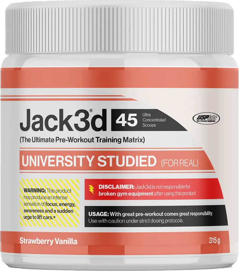 Jack3d Advanced Pre-workout - 315 g - Strawberry Vanille