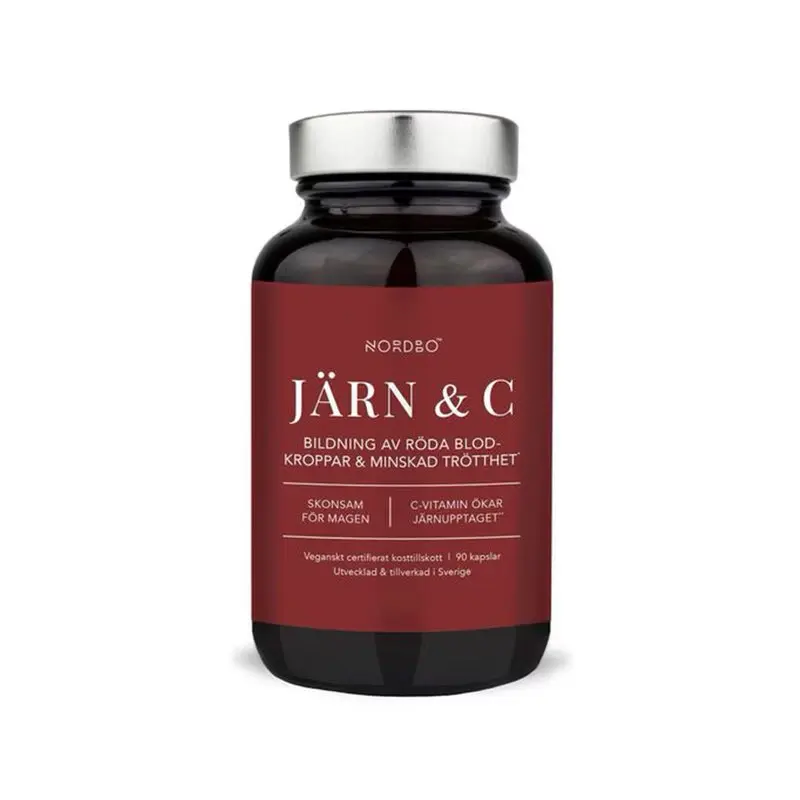 Järn & C-vitamin 90 kapslar