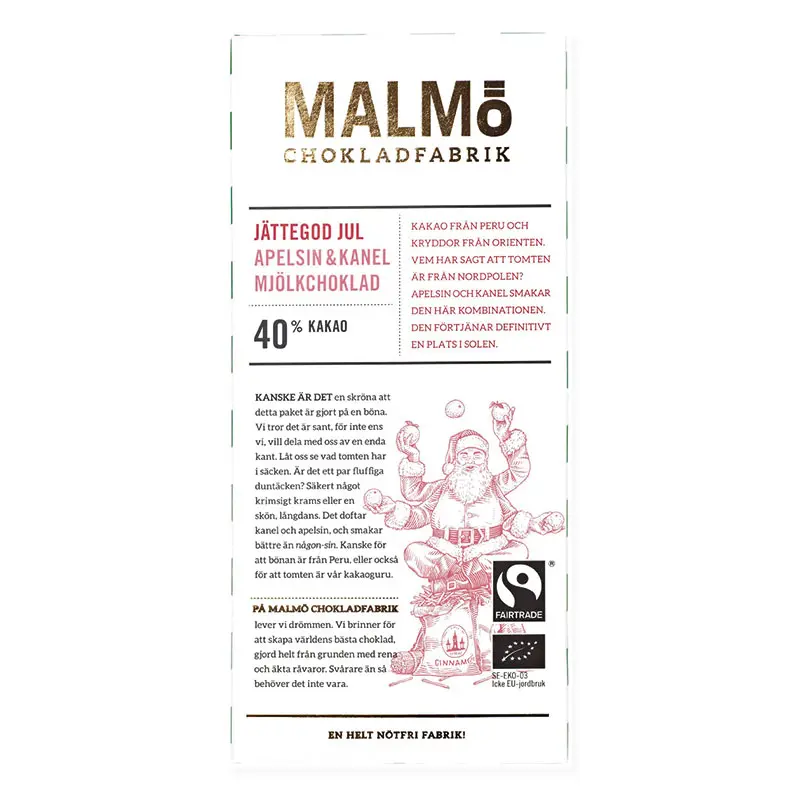 Jättegod Jul 45%, 80G, Malmö Chokladfabrik