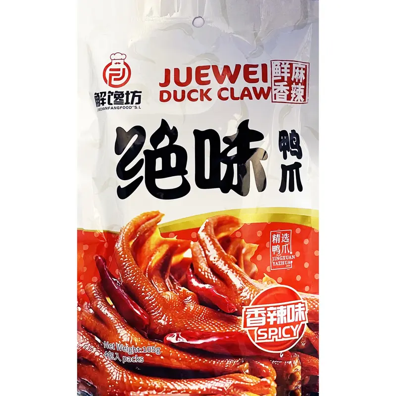 Jiechanfang ankfötter med stark smak 105g