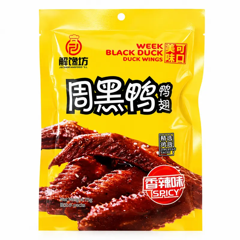 Jiechanfang Marinerade Ankvingar Zhouheiya-stil 75g