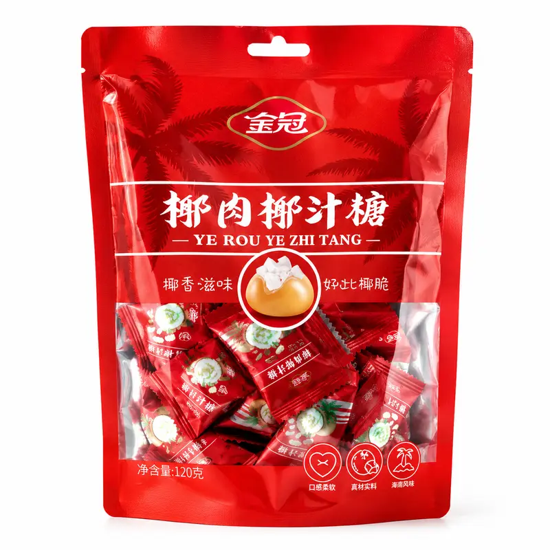 Jinguan Kokosgodis med kokosbitar 150g