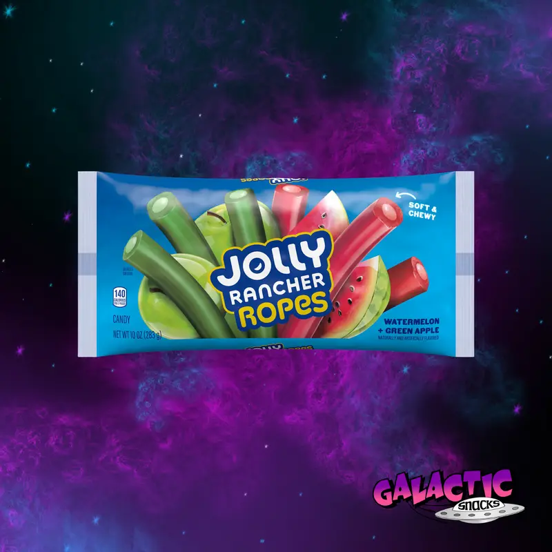 Jolly Rancher Ropes Watermelon & Green Apple - 10 oz