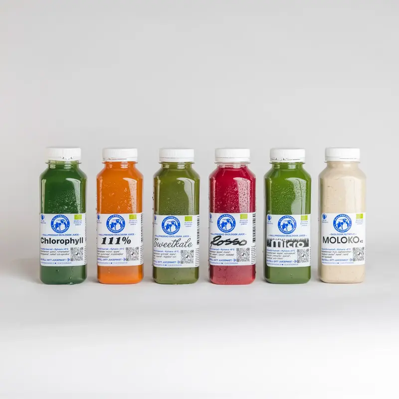 Juicepaket med 6 juicer