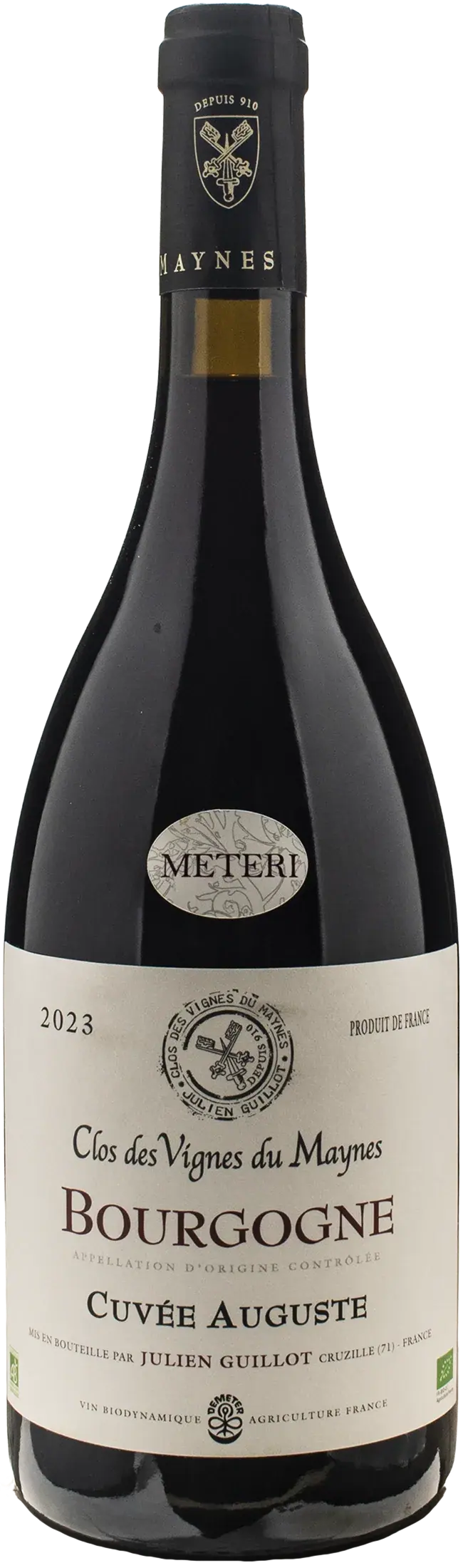 Julien Guillot Clos des Vignes du Maynes Bourgogne Rouge Cuvee Auguste 2023