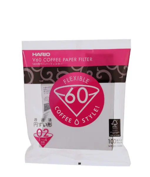 Kaffefilter HARIO, storlek 02, 100st