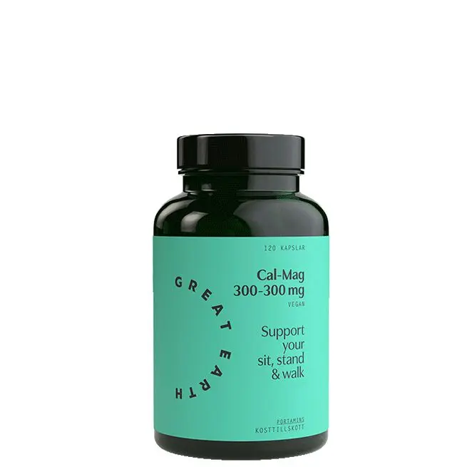 Kalcium Magnesium 300/300 mg 120 kapslar