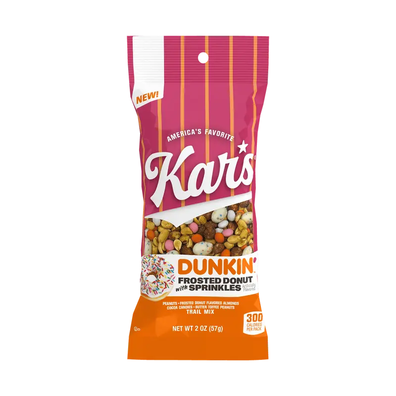 Kar's Nuts - DUNKIN'™ Frosted Donut with Sprinkles 2 oz