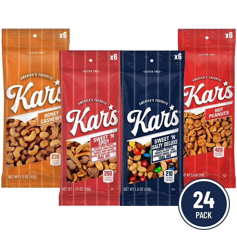 Kar's Nuts - Sweet & Spicy Grab & Go Variety Pack