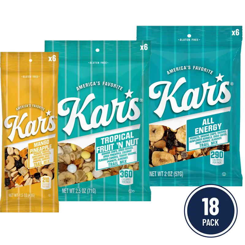 Kar's Nuts - Tropical Grab & Go Variety Pack