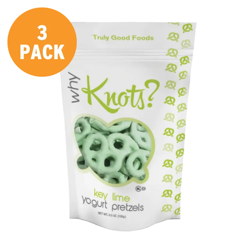 Key Lime Yogurt Pretzels – 3 pack, 4.5oz SUR bags