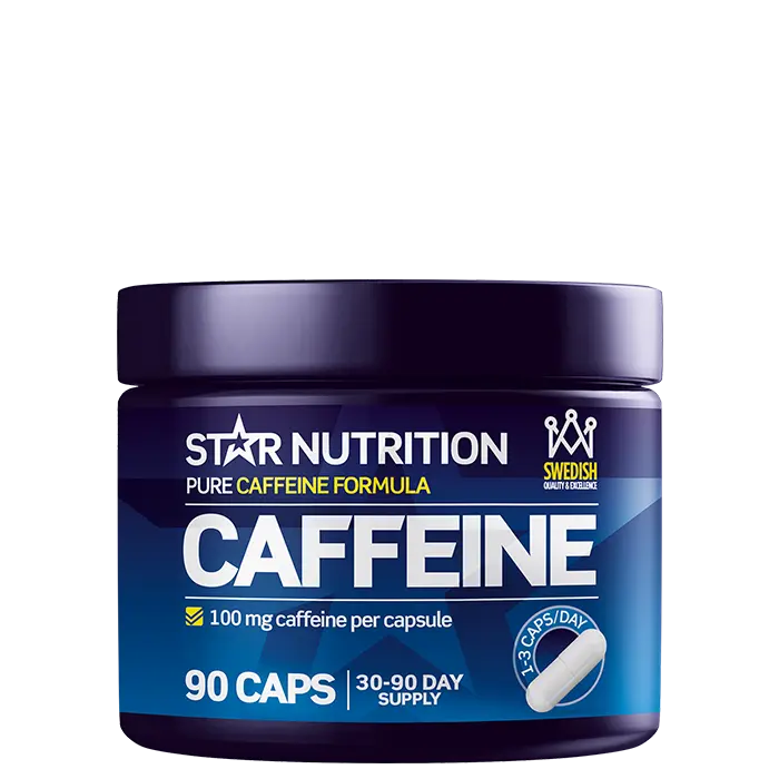 Koffeintabletter 100 mg 90 Kapslar